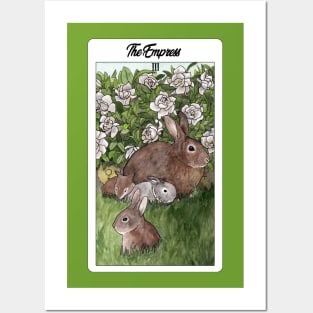 The Empress Rabbits Card Posters and Art